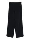 P.a.r.o.s.h Tailored Trousers With High Waist And Wide-leg Design In Blue