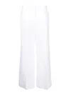 P.a.r.o.s.h White Raisa High-waisted Tailored Trousers In White