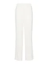 P.a.r.o.s.h Wide-leg Pull-on Trousers In Cream