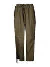 P.a.r.o.s.h . Wide-leg Cargo Trousers In Dark Green