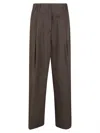 P.a.r.o.s.h Pantalone - Gabardina Cotone In Brown