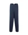 P.A.R.O.S.H PANTALONE A GAMBA LARGA BLU