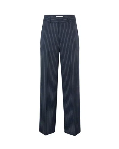 P.a.r.o.s.h Pantalone Blu Gessato In Blue