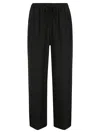 P.a.r.o.s.h High-rise Wide-leg Trousers In Nero