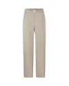 P.a.r.o.s.h Beige Palazzo Pants In Grey