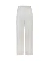 P.a.r.o.s.h White Palazzo Pants In Blue Beige