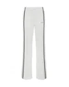 P.a.r.o.s.h Waistband Trousers With Pockets And Stripes In Panna