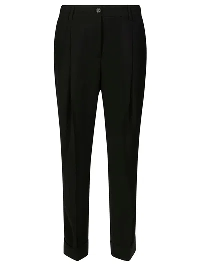 P.a.r.o.s.h Parosh Pantalone Trombetta Cady In Black
