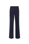P.a.r.o.s.h Parosh Wide Leg Trousers In Blue