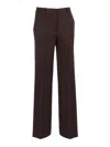 P.a.r.o.s.h Palazzo Trousers In Brown