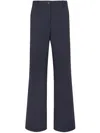 P.a.r.o.s.h . Side Striped Tailored Trousers In Blue