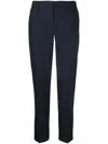 P.a.r.o.s.h Parosh Lille Wool Blue Trousers In Blue