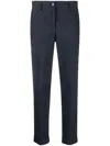 P.a.r.o.s.h Parosh Lille Wool Blue Trousers In Blue
