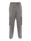 P.a.r.o.s.h Pants With Oatch Pockets In Gray