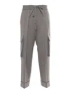 P.a.r.o.s.h Pants With Oatch Pockets In Gray