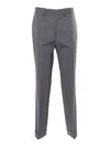 P.a.r.o.s.h Grey Elegant Trousers In Grey