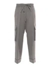 P.a.r.o.s.h Pants With Oatch Pockets In Grey