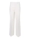 P.a.r.o.s.h White Raisa High-waisted Tailored Trousers In White