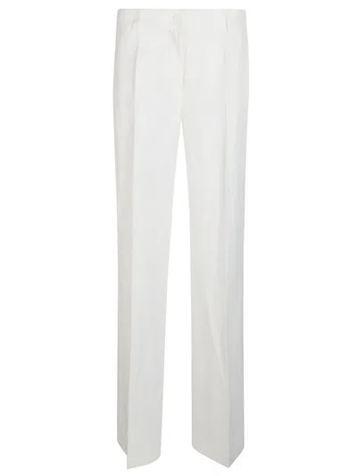 P.a.r.o.s.h Pany Cropped Trousers In White