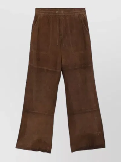 P.A.R.O.S.H PANTS WIDE LEG DESIGN FRONT AND BACK POCKETS