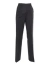 P.a.r.o.s.h Pants With Band Detail In Black