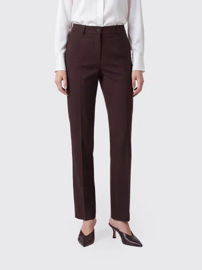 P.a.r.o.s.h Parosh Pants Woman Color Dark In Brown