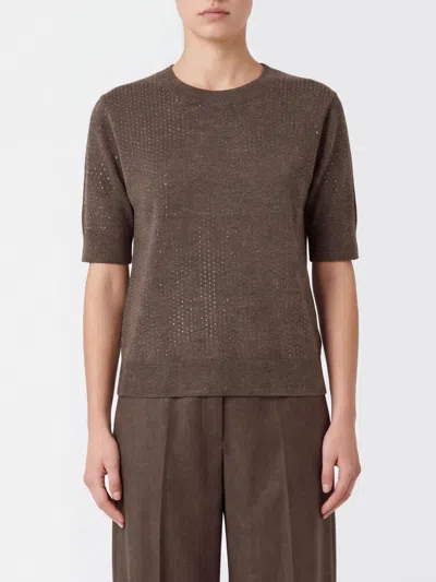 P.a.r.o.s.h Parosh Pants Woman Color Dark In Brown