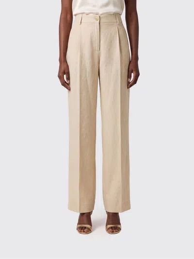 P.a.r.o.s.h Parosh Pants Woman Color Sand In Black
