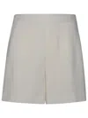 P.a.r.o.s.h . 'panty' Cream Polyester Shorts