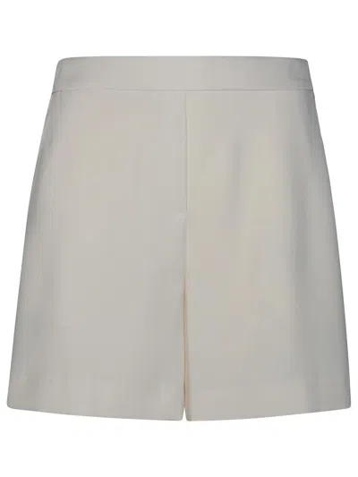 P.a.r.o.s.h . 'panty' Cream Polyester Shorts In Beige