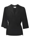 P.a.r.o.s.h Three-quarter Length Sleeves Shirts In Nero