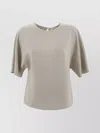 P.a.r.o.s.h . Flowing Sleeve Top With Keyhole Back Detail