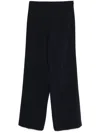 P.a.r.o.s.h Tailored Trousers With High Waist And Wide-leg Design In Blue