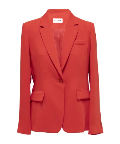 P.a.r.o.s.h Panty24 Lapel Suit Jacket In Red