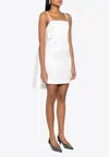 P.a.r.o.s.h Spaghetti-strap Mini Dress In Cream