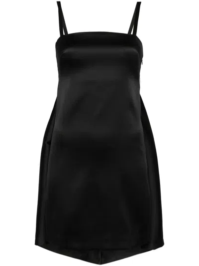 P.a.r.o.s.h Papavero Mini Dress In Black