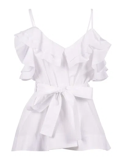 P.a.r.o.s.h P.a.r.o..h. Blusa Canyox26 In White