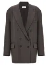 P.a.r.o.s.h Poker24 Blazer In Gray