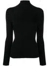 P.a.r.o.s.h Leila Turtleneck Wool Sweater In Black