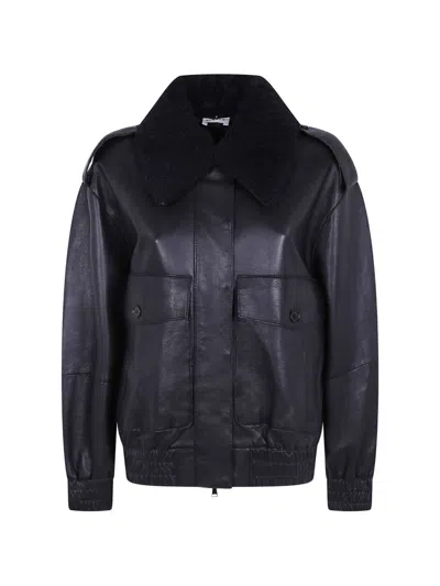 P.a.r.o.s.h Parosh Parosh Lamb Leather Coat In Multi