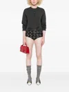 P.a.r.o.s.h Patterned Sequin-embellished Mini Shorts In Multi