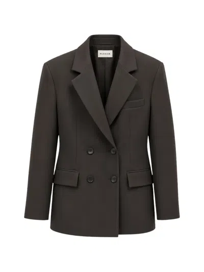 P.a.r.o.s.h Peak-lapels Double-breasted Blazer In Brown