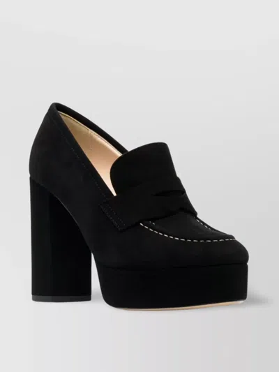 P.a.r.o.s.h Penny-slot 115mm Suede Platform Sandals