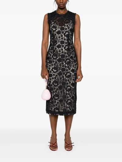 P.a.r.o.s.h Peonia Midi Dress In Blue