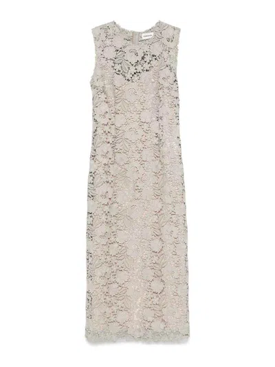 P.A.R.O.S.H VESTIDO LARGO - BEIS