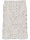 P.a.r.o.s.h Peonia Skirt In Grey