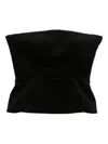 P.a.r.o.s.h Peplum Top In Black