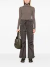 P.a.r.o.s.h Taffetas Cargo Pants In 灰色