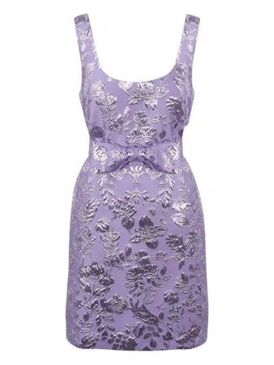 P.a.r.o.s.h Phillys Dress In Pink & Purple