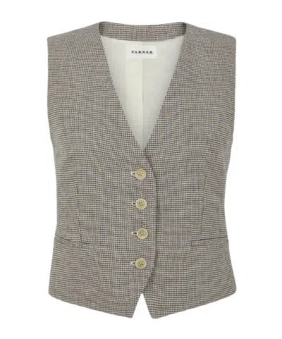 P.a.r.o.s.h Pied De Poule Gilet
